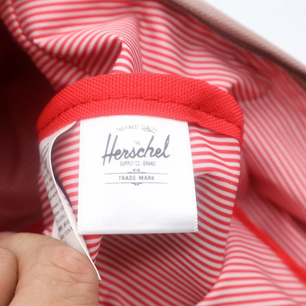 Herschel Supply Co Nova Mini Backpack Ash Rose Pink Canvas Small Travel Bag - Picture 9 of 15